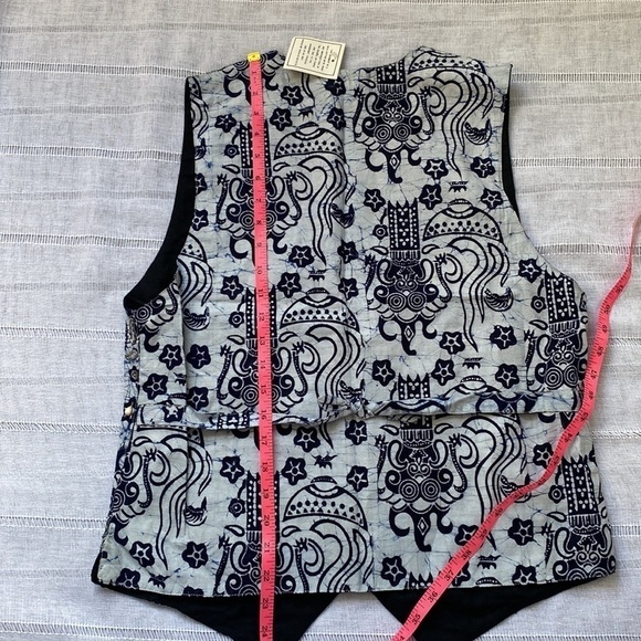 NWT Theo vintage tuxedo vest with beading. - Picture 12 of 14